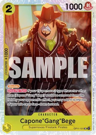 Capone"Gang"Bege (101) (OP11-101) - Super Rare