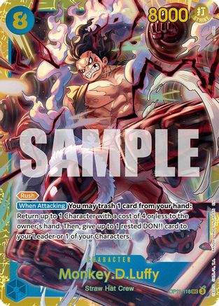 Monkey.D.Luffy (118) (OP11-118) - Secret Rare