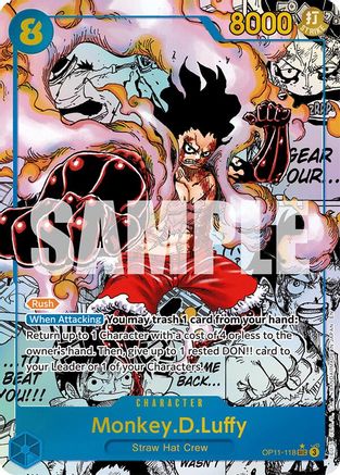 Monkey.D.Luffy (118) (Manga) (OP11-118) - Secret Rare