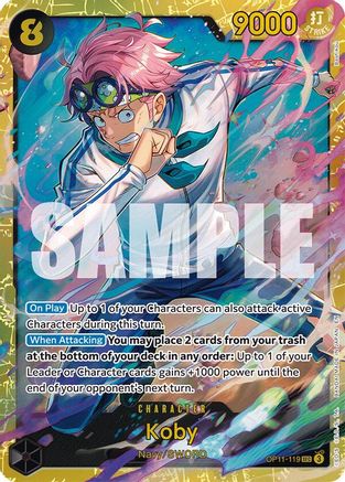 Koby (119) (OP11-119) - Secret Rare