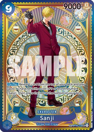Sanji (SP) (OP06-119) - Secret Rare