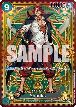 Shanks (SP) (ST16-004) - Super Rare