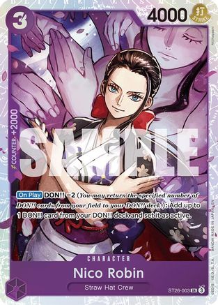 Nico Robin (ST26-003) - Super Rare
