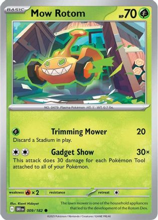 Mow Rotom 009  - Reverse Holofoil - Common