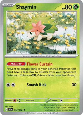 Shaymin 010/182  - Reverse Holofoil - Uncommon
