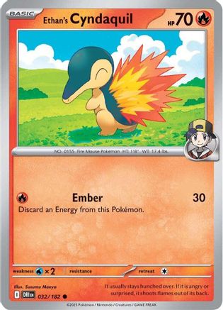 Ethan's Cyndaquil 032  - Common