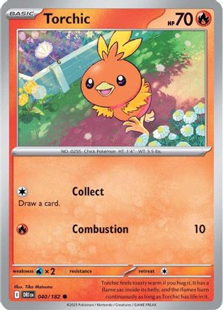 Torchic 040  - Reverse Holofoil - Common