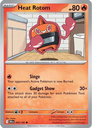 Heat Rotom 043  - Common