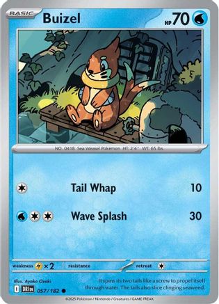 Buizel 057  - Reverse Holofoil - Common