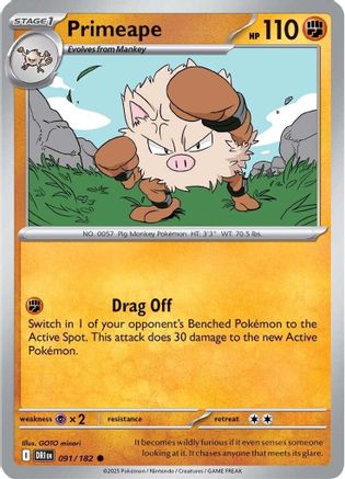 Primeape 091  - Common