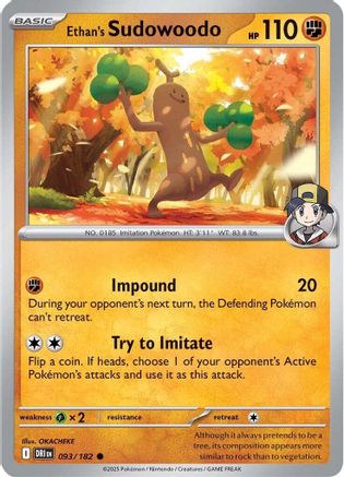 Ethan's Sudowoodo 093  - Common