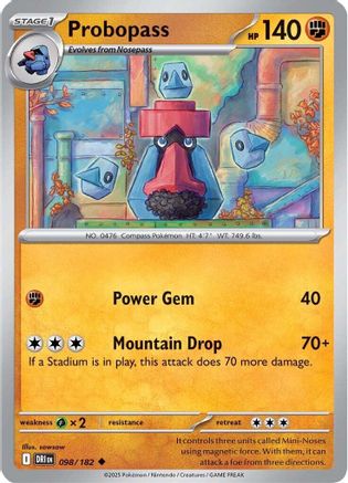 Probopass 098  - Reverse Holofoil - Uncommon