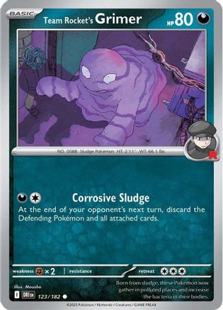 Team Rocket's Grimer 123  - Common