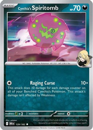 Cynthia's Spiritomb 129  - Uncommon