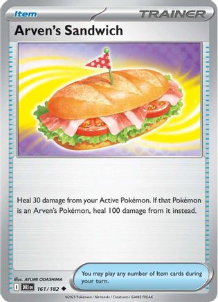 Arven's Sandwich 161  - Reverse Holofoil - Uncommon