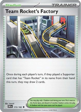 Team Rocket's Factory 173  - Reverse Holofoil - Uncommon