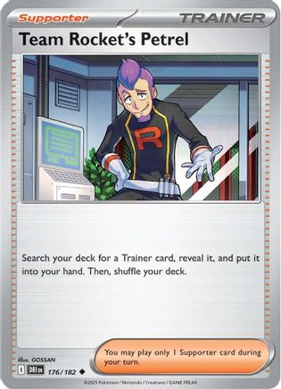Team Rocket's Petrel 176/182  - Uncommon