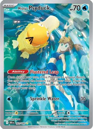 Misty's Psyduck 193/182  - Holofoil - Illustration Rare