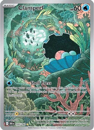 Clamperl 195/182  - Holofoil - Illustration Rare