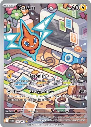 Rotom 197/182  - Holofoil - Illustration Rare