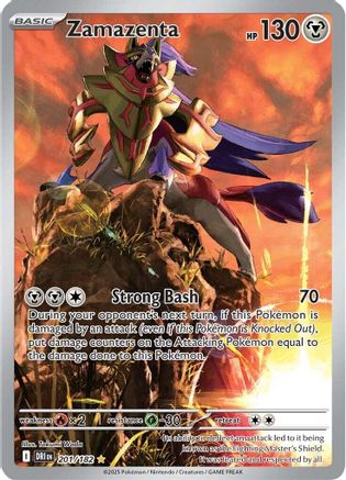 Zamazenta 201/182  - Holofoil - Illustration Rare