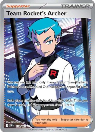 Team Rocket's Archer 223/182  - Holofoil - Ultra Rare