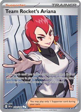 Team Rocket's Ariana 224/182  - Holofoil - Ultra Rare