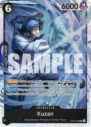 Kuzan (ST27-003) - Super Rare