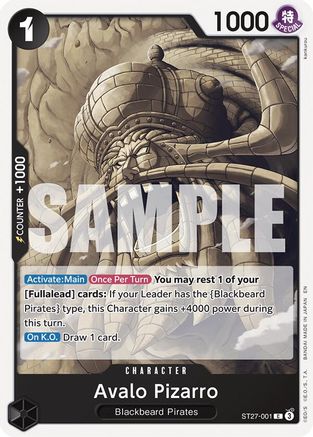 Avalo Pizarro (ST27-001) - Common