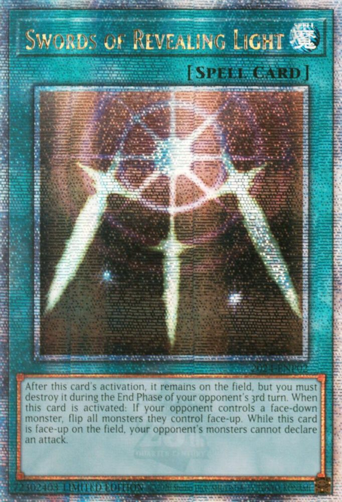 Swords of Revealing Light (2024-ENP02) - Quarter Century Secret Rare