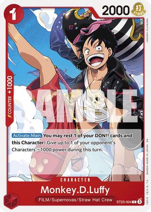 Monkey.D.Luffy (ST23-004) - Common