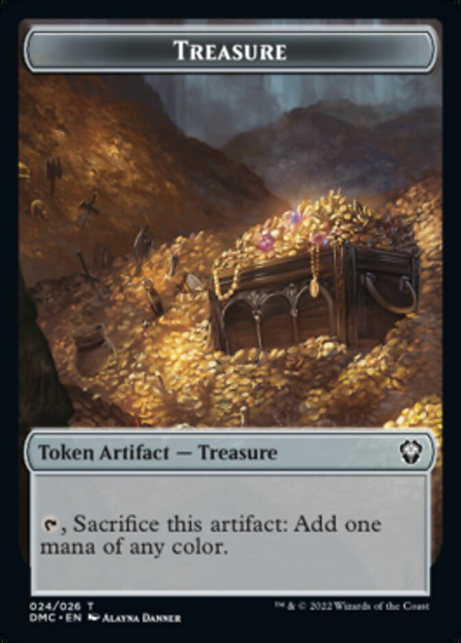 Jeton de trésor [Jetons du commandant Dominaria United] 