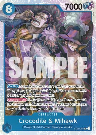 Crocodile & Mihawk (ST25-003) - Super Rare