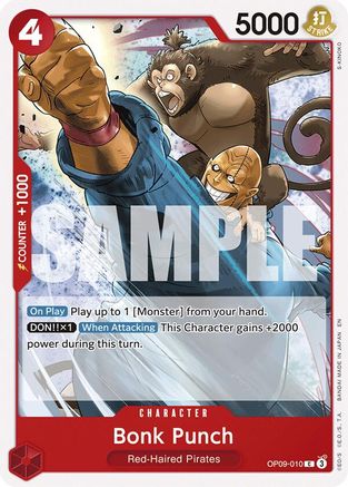 Bonk Punch (Reprint) (OP09-010) - Common