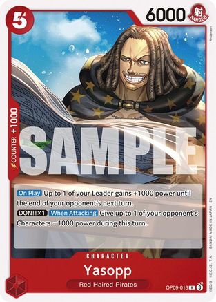 Yasopp (Reprint) (OP09-013) - Rare