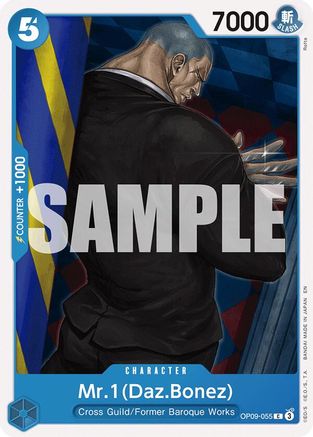Mr.1(Daz.Bonez) (Reprint) (OP09-055) - Common