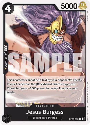 Jesus Burgess (Reprint) (OP09-086) - Rare