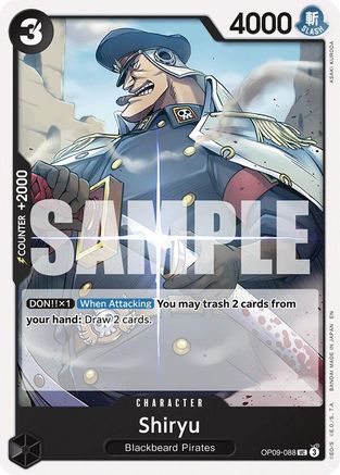 Shiryu (Reprint) (OP09-088) - Uncommon