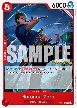 Roronoa Zoro (OP11-016) - Uncommon