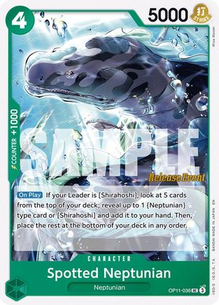 Spotted Neptunian (OP11-036) - Uncommon
