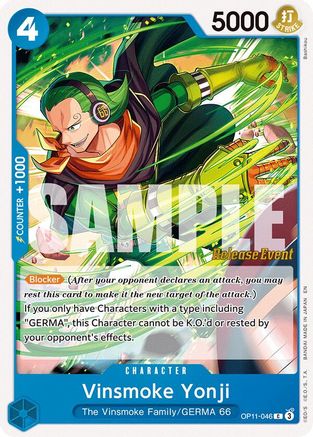 Vinsmoke Yonji (OP11-046) - Common