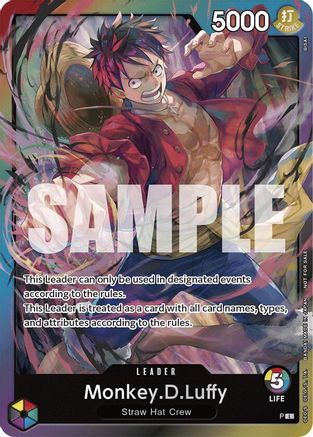 Monkey.D.Luffy (Release Event Leader) (P) - Promo