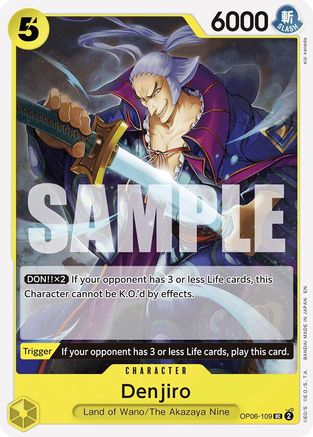 Denjiro (Reprint) (OP06-109) - Uncommon