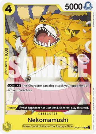 Nekomamushi (Reprint) (OP06-110) - Uncommon