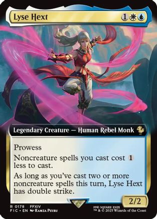 Lyse Hext (Extended Art) (FIC-178) - Commander: FINAL FANTASY