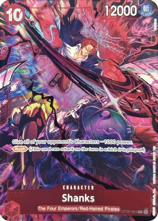 Shanks (004) (English Version 2nd Anniversary Set) (OP09-004) - Super Rare
