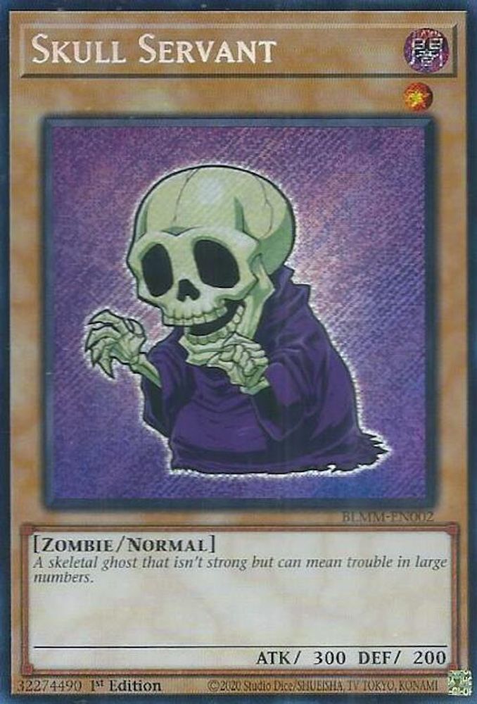 Skull Servant (BLMM-EN002) - Secret Rare