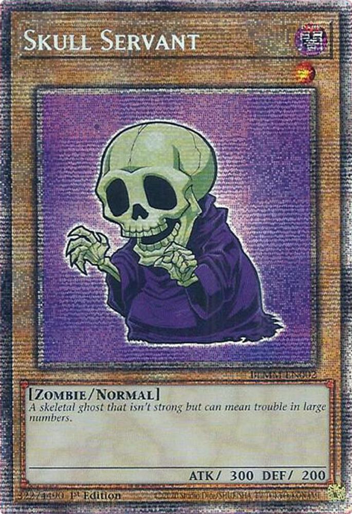 Skull Servant (Starlight Rare) (BLMM-EN002) - Starlight Rare