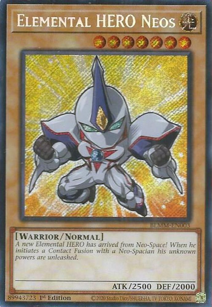 Elemental HERO Neos (BLMM-EN003) - Secret Rare