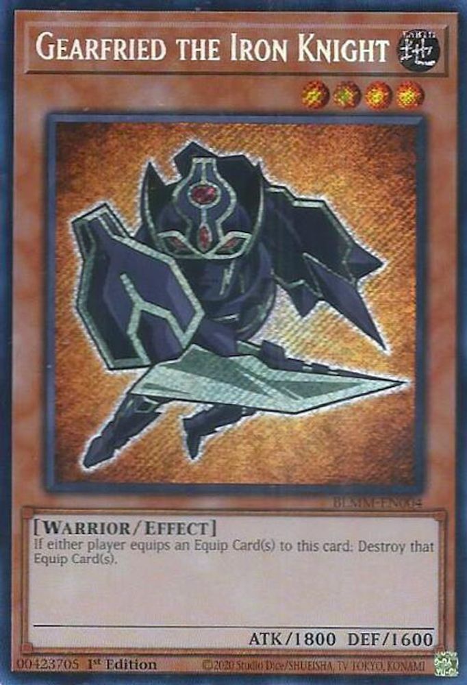 Gearfried the Iron Knight (BLMM-EN004) - Secret Rare